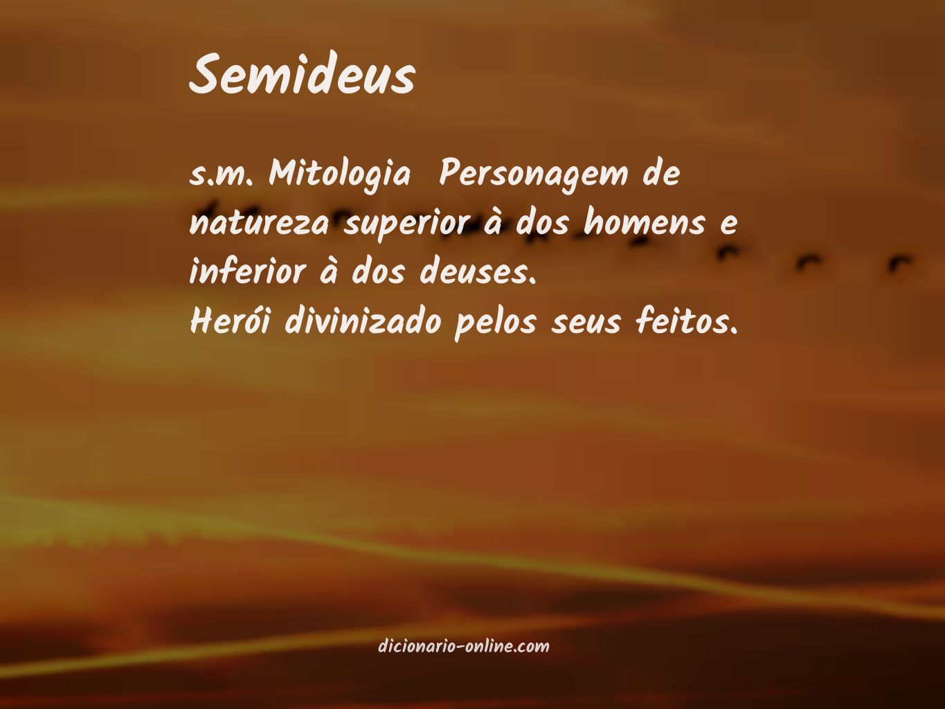 Significado de semideus