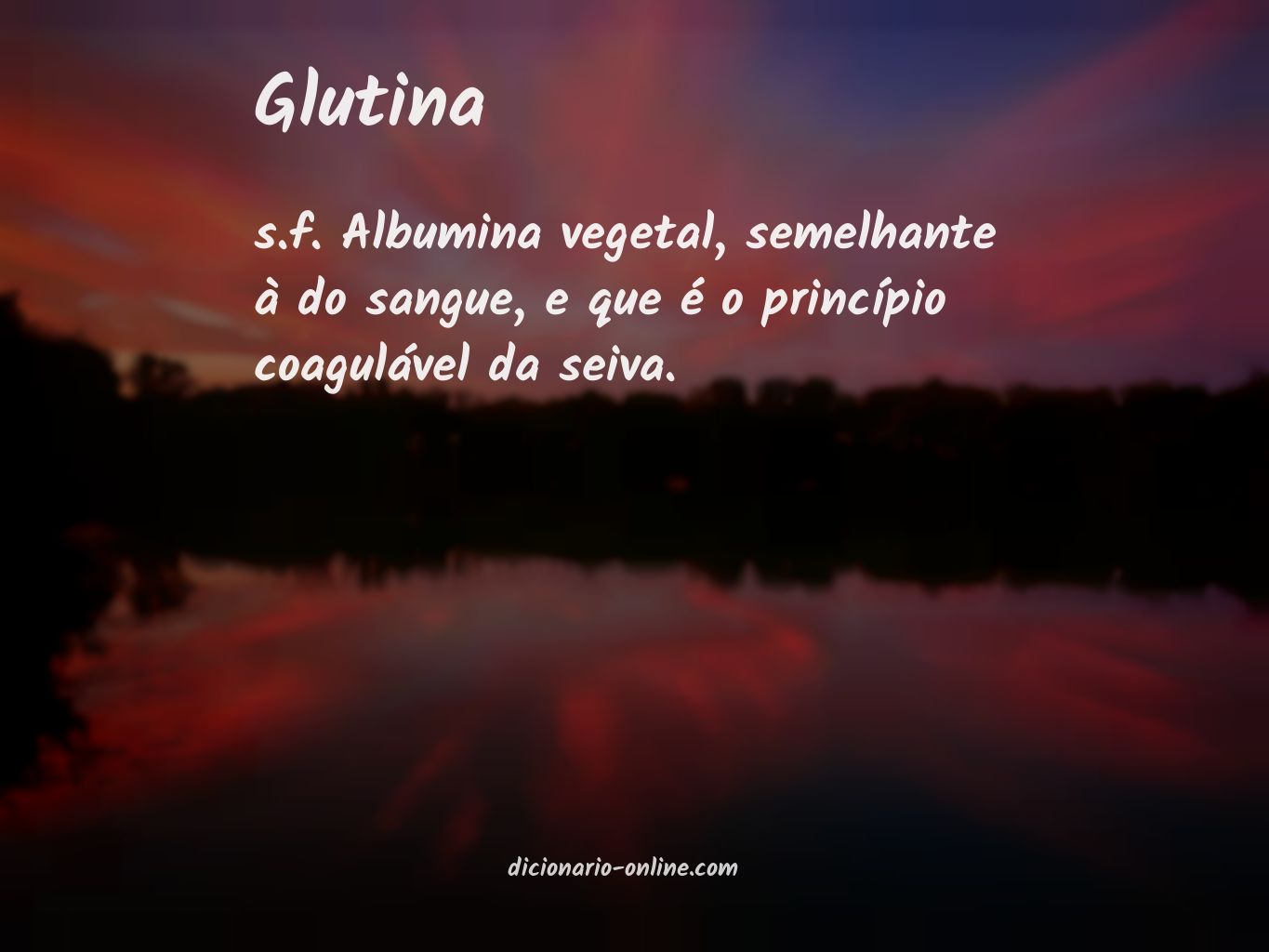Significado de glutina
