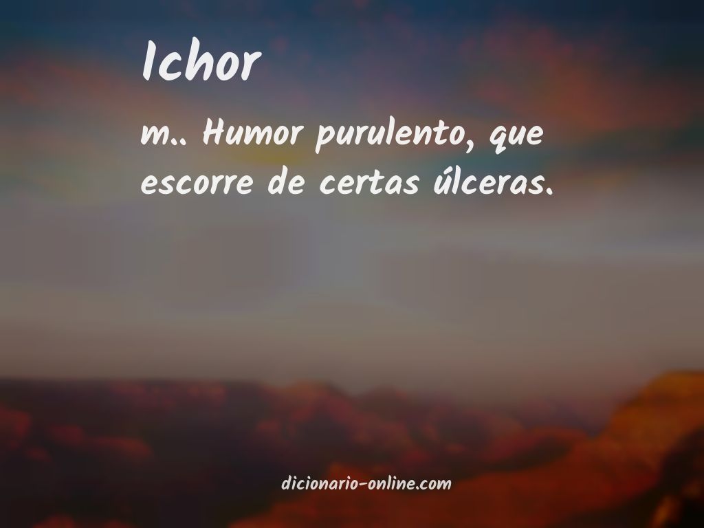 Significado de ichor