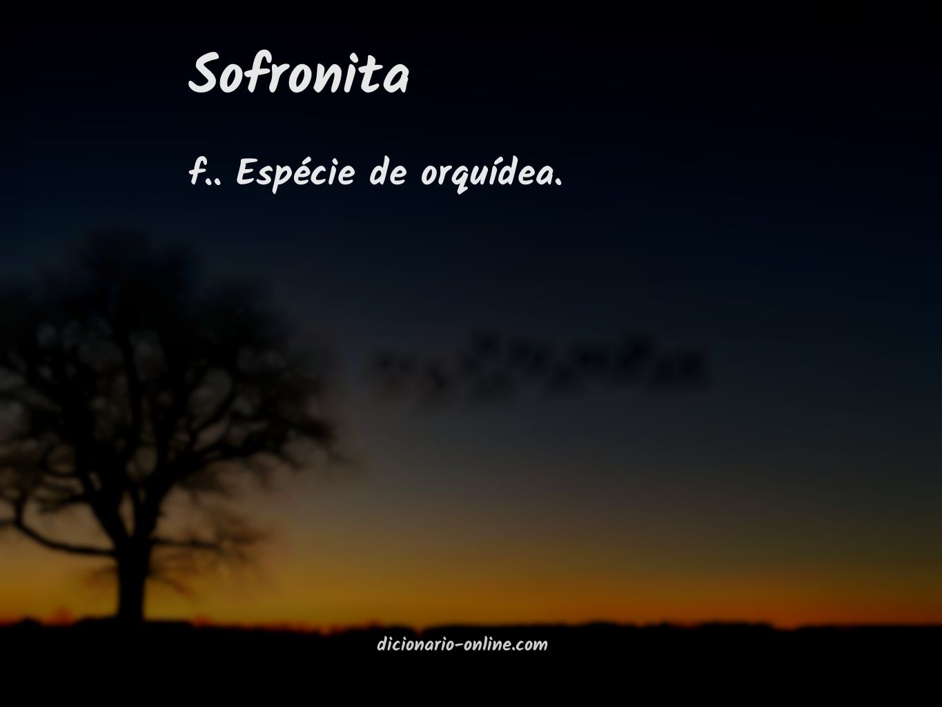 Significado de sofronita