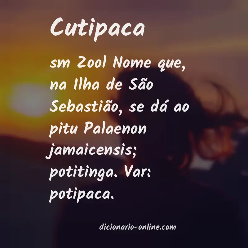 Significado de cutipaca