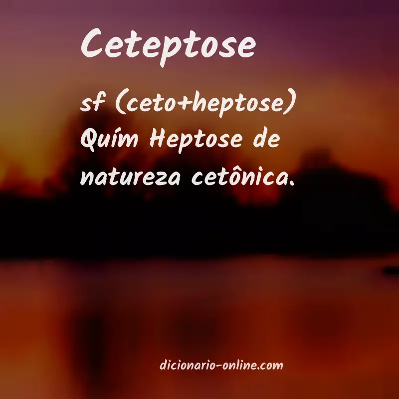Significado de ceteptose