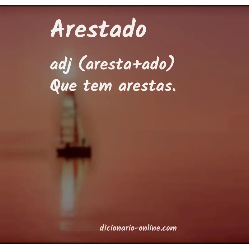 Significado de arestado