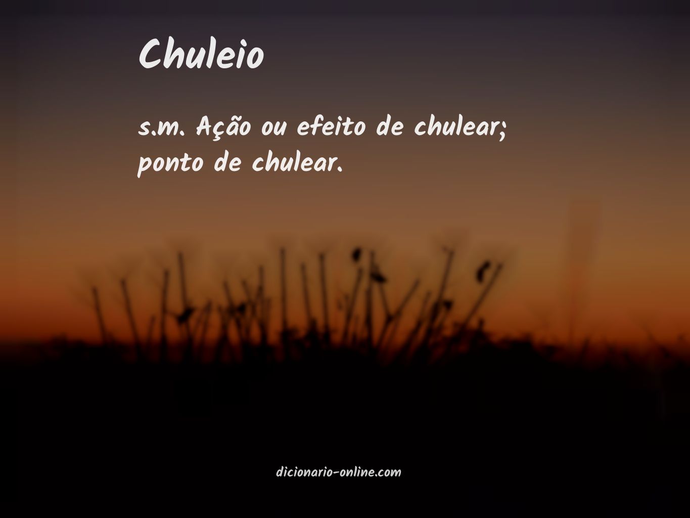 Significado de chuleio