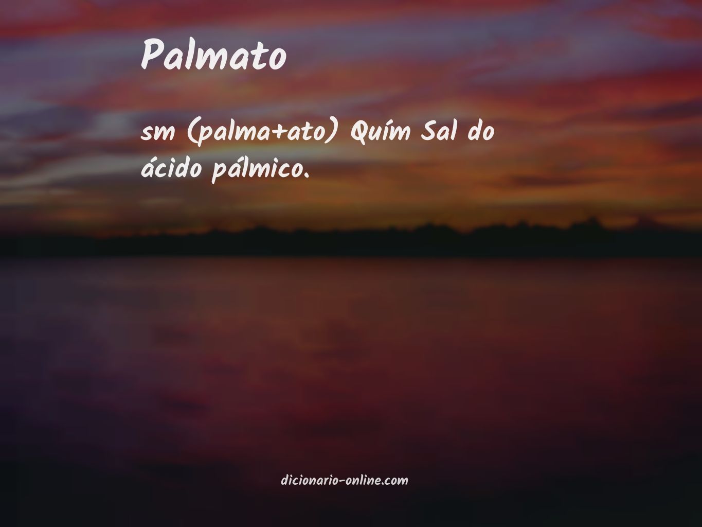 Significado de palmato