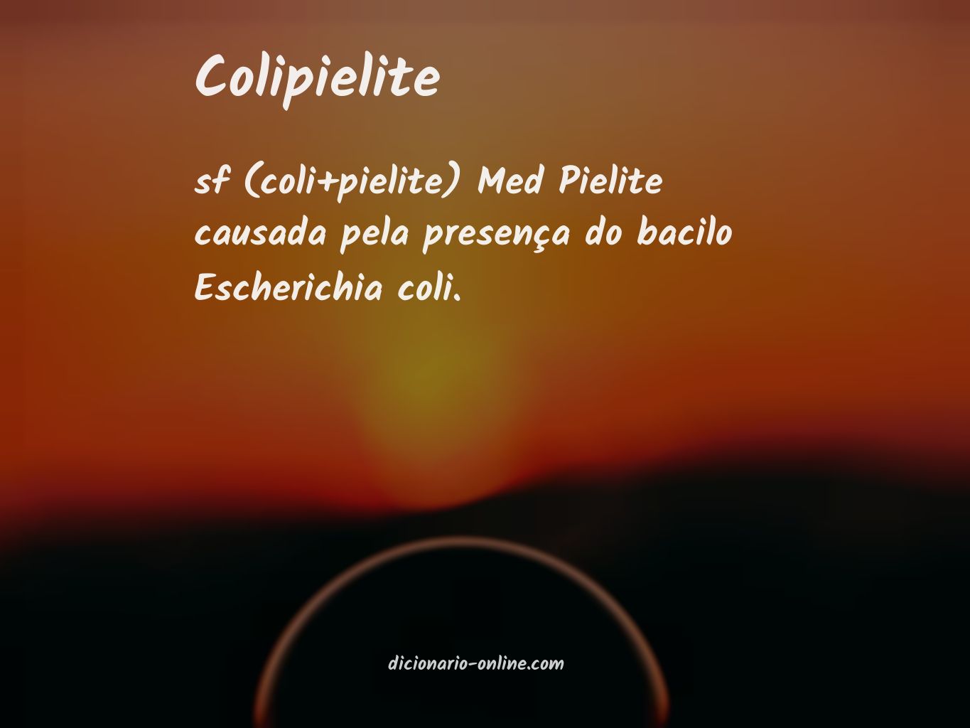 Significado de colipielite