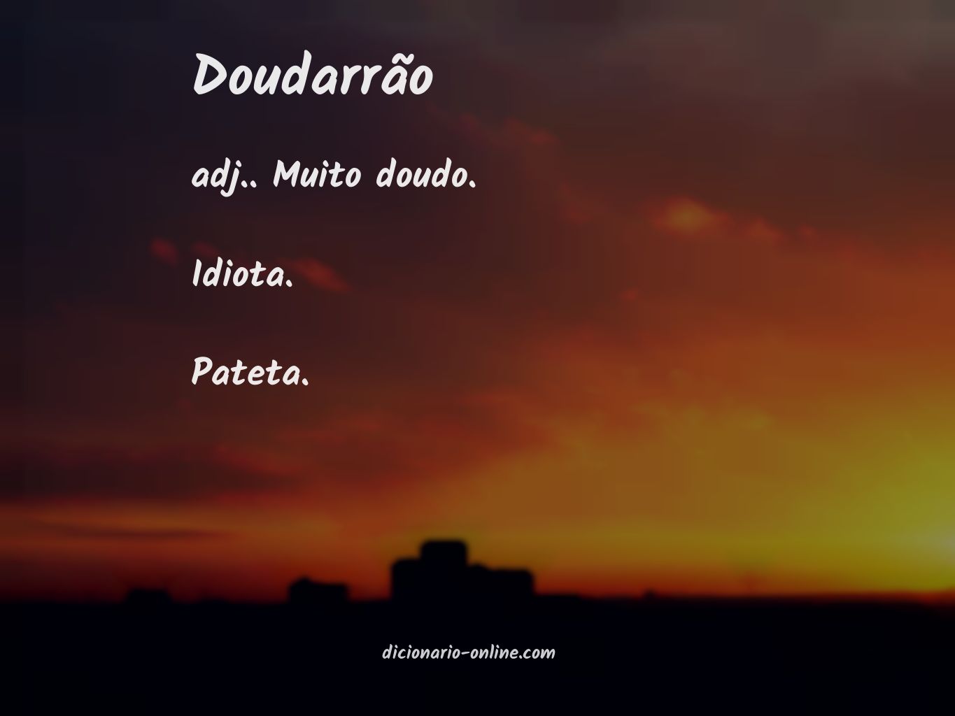 Significado de doudarrão