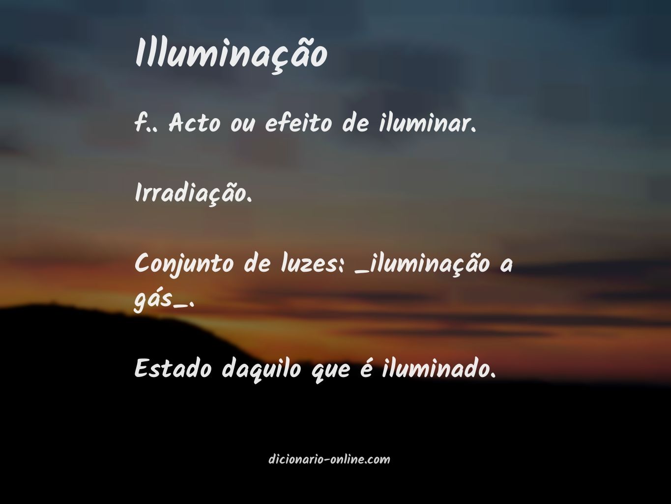 Significado de illuminação