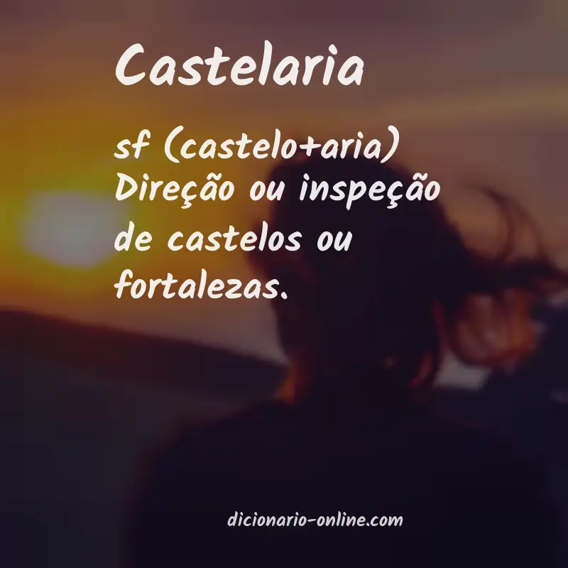 Significado de castelaria