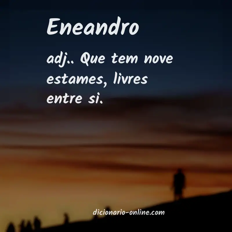 Significado de eneandro
