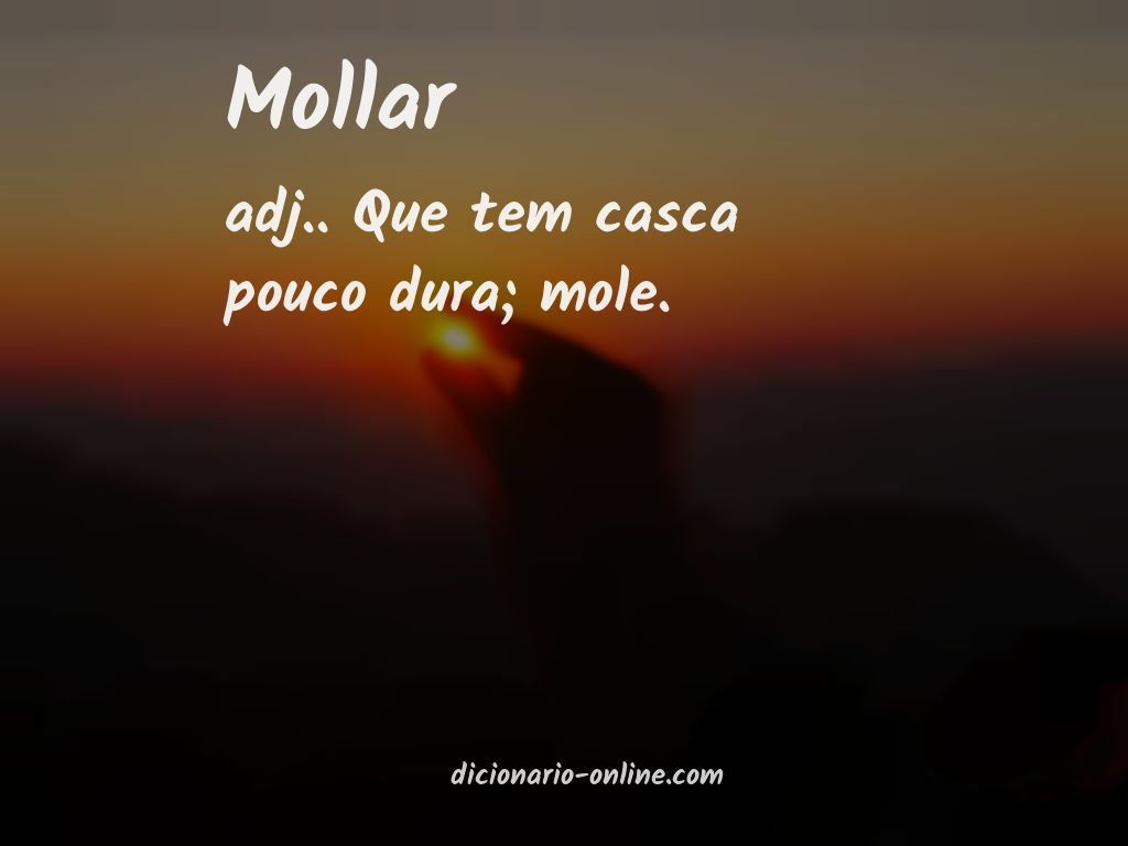 Significado de mollar