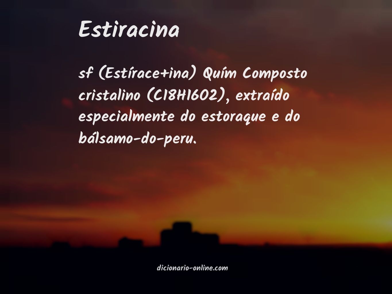 Significado de estiracina