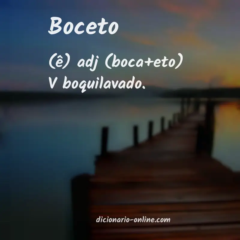 Significado de boceto