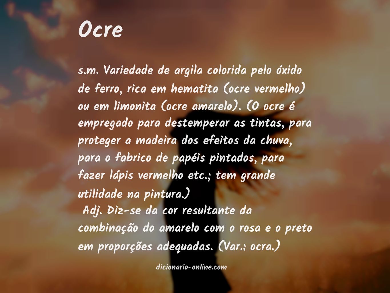 Significado de ocre