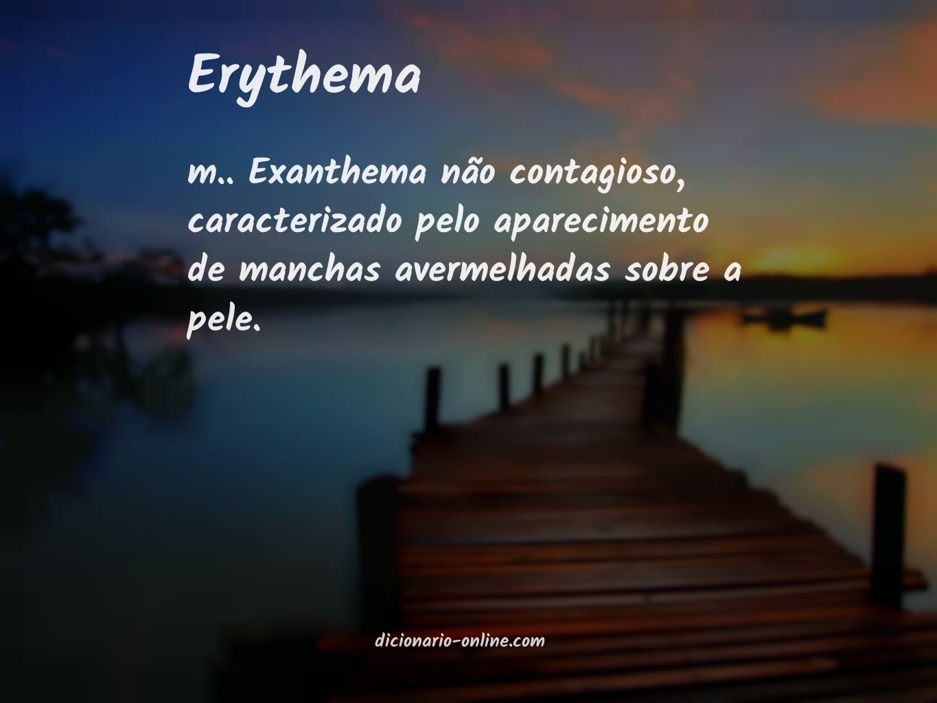 Significado de erythema