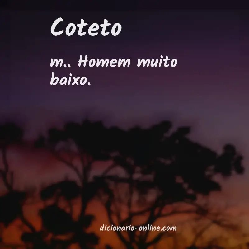 Significado de coteto