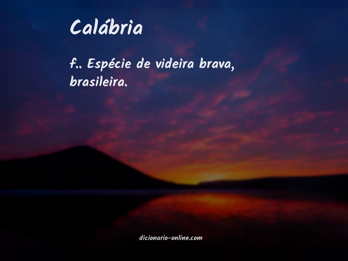 Significado de calábria