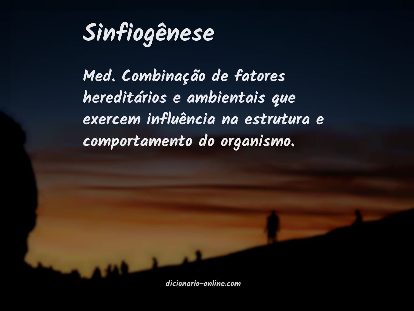 Significado de sinfiogênese