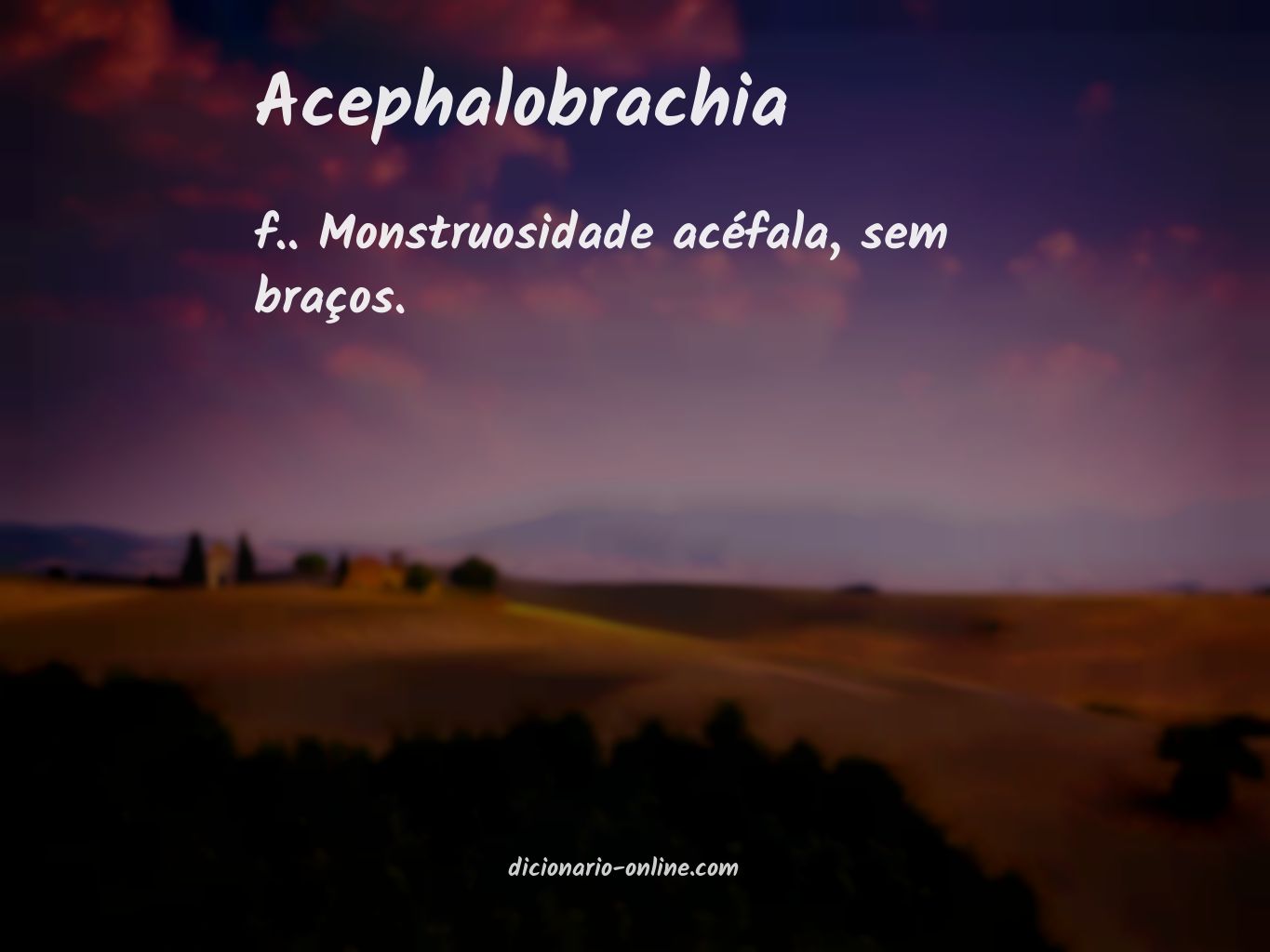 Significado de acephalobrachia