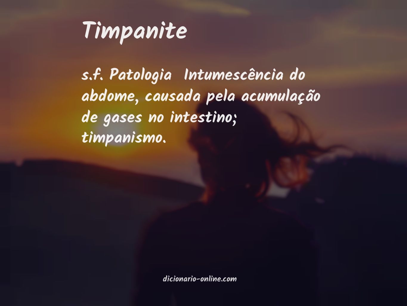 Significado de timpanite