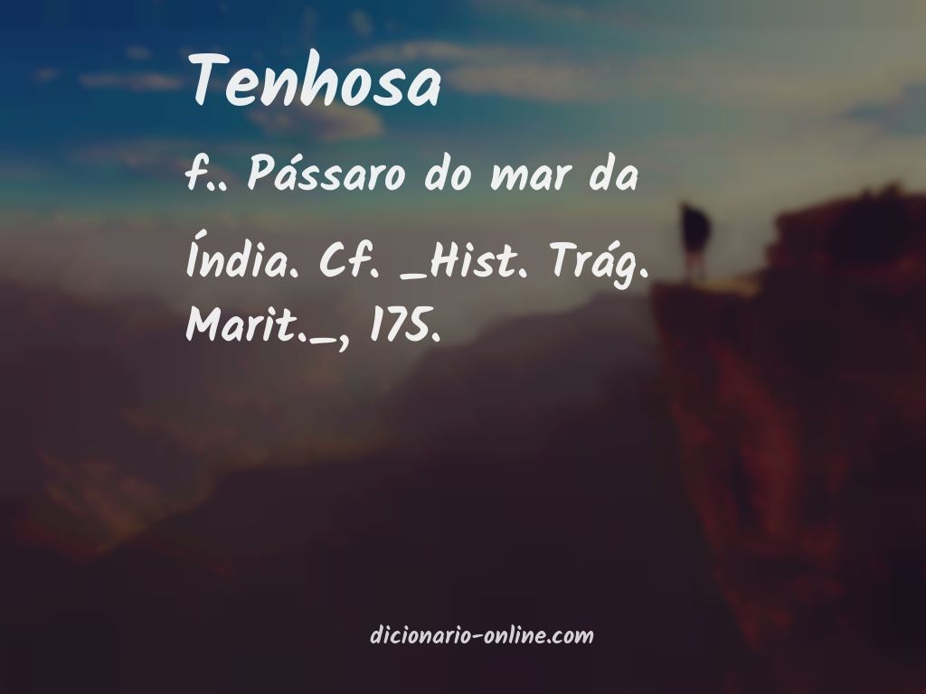 Significado de tenhosa