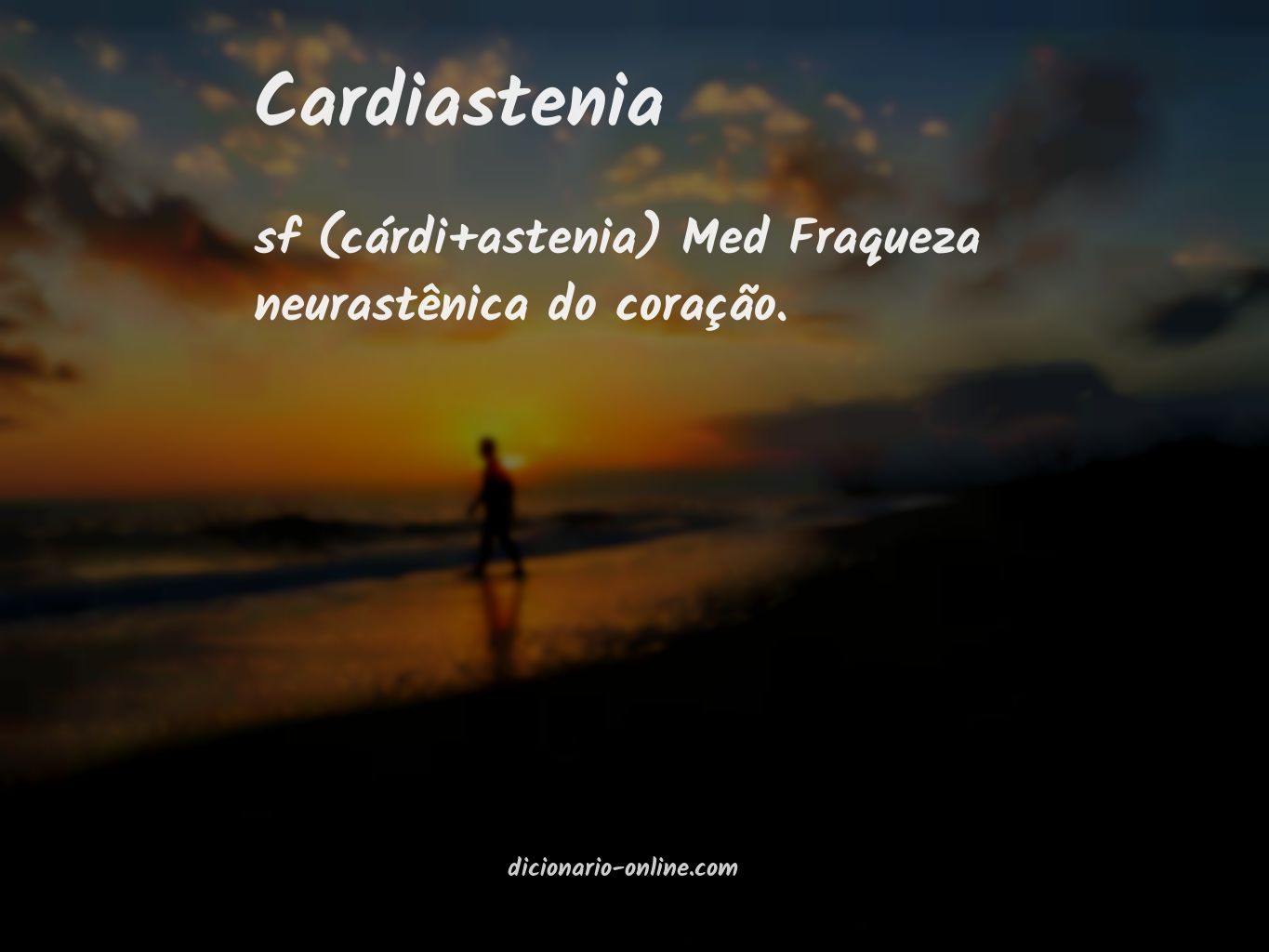 Significado de cardiastenia