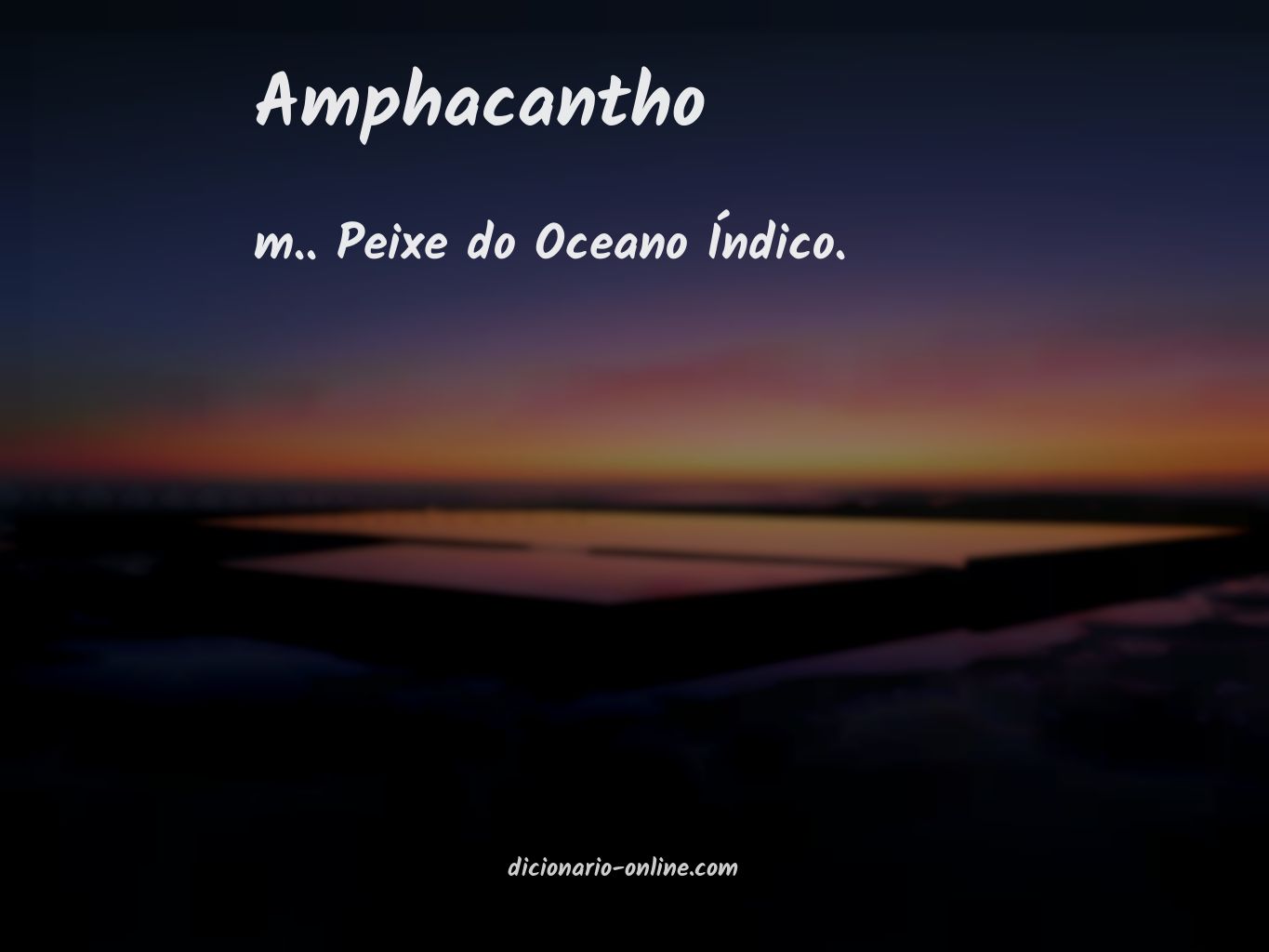 Significado de amphacantho