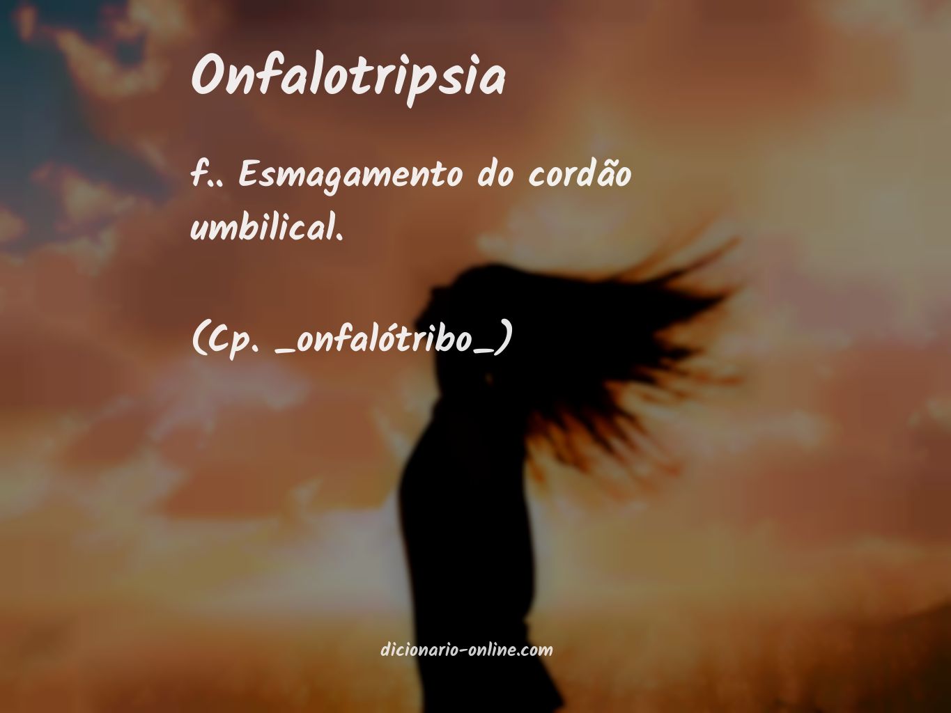 Significado de onfalotripsia