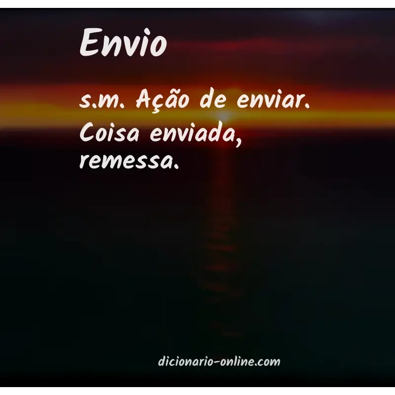 Significado de envio