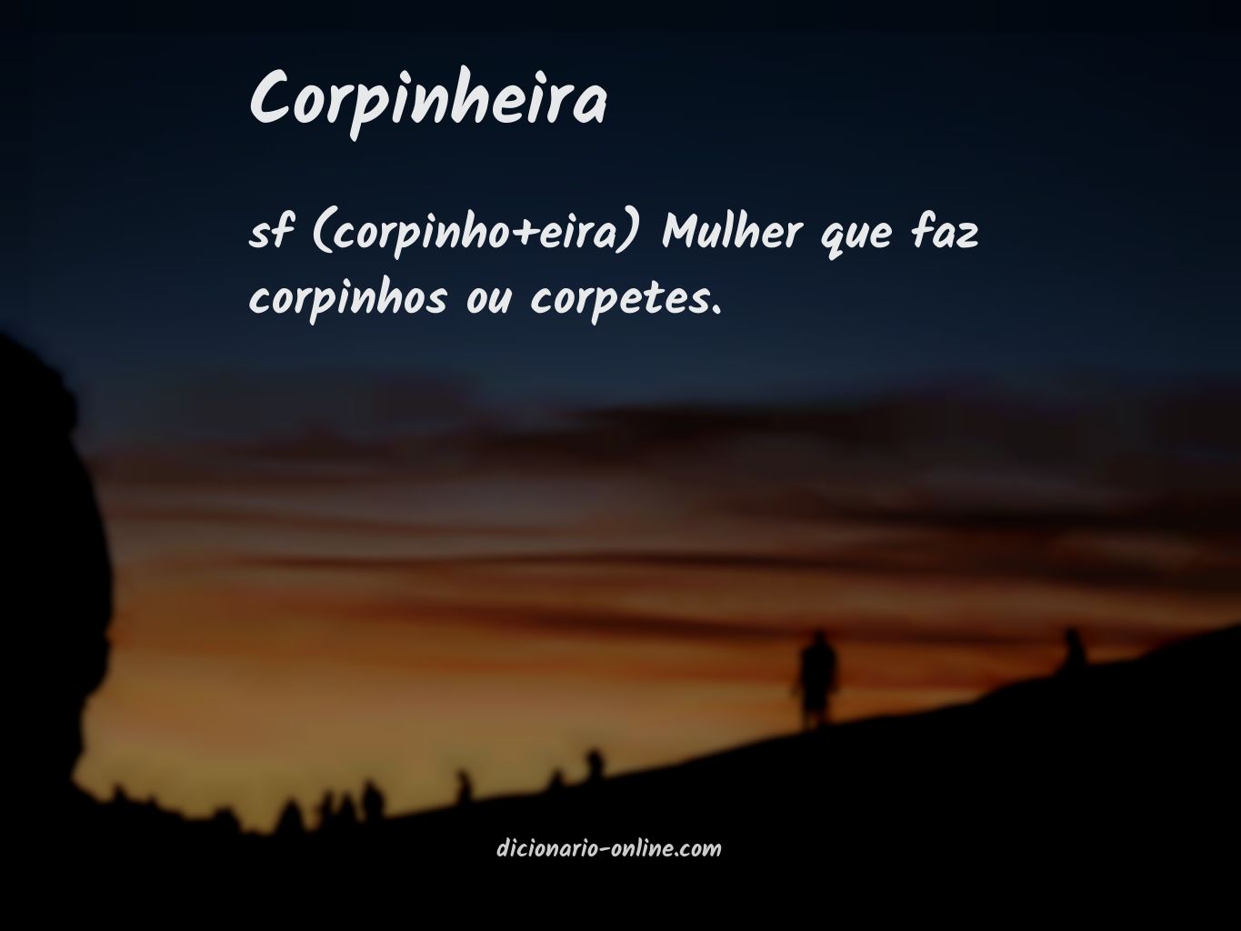 Significado de corpinheira