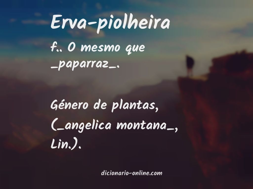 Significado de erva-piolheira