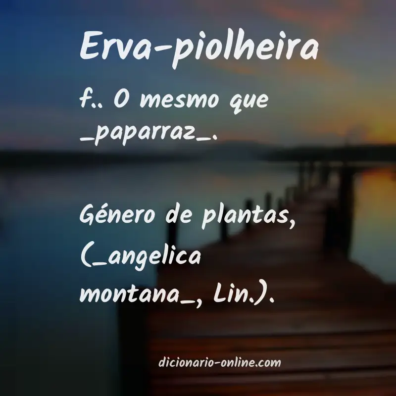 Significado de erva-piolheira