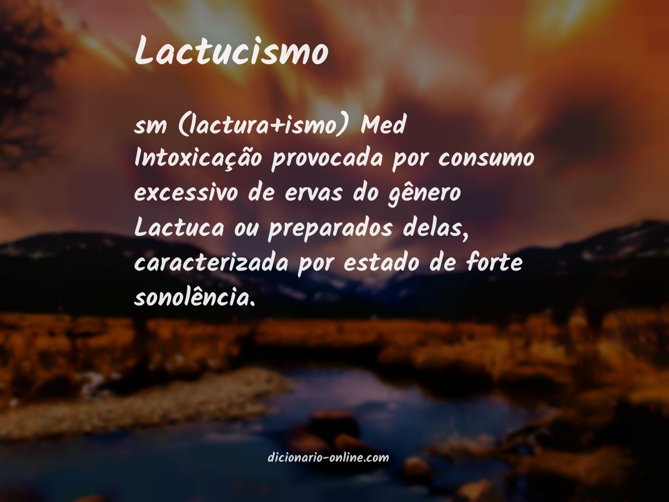 Significado de lactucismo