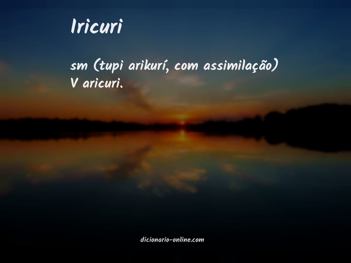 Significado de iricuri