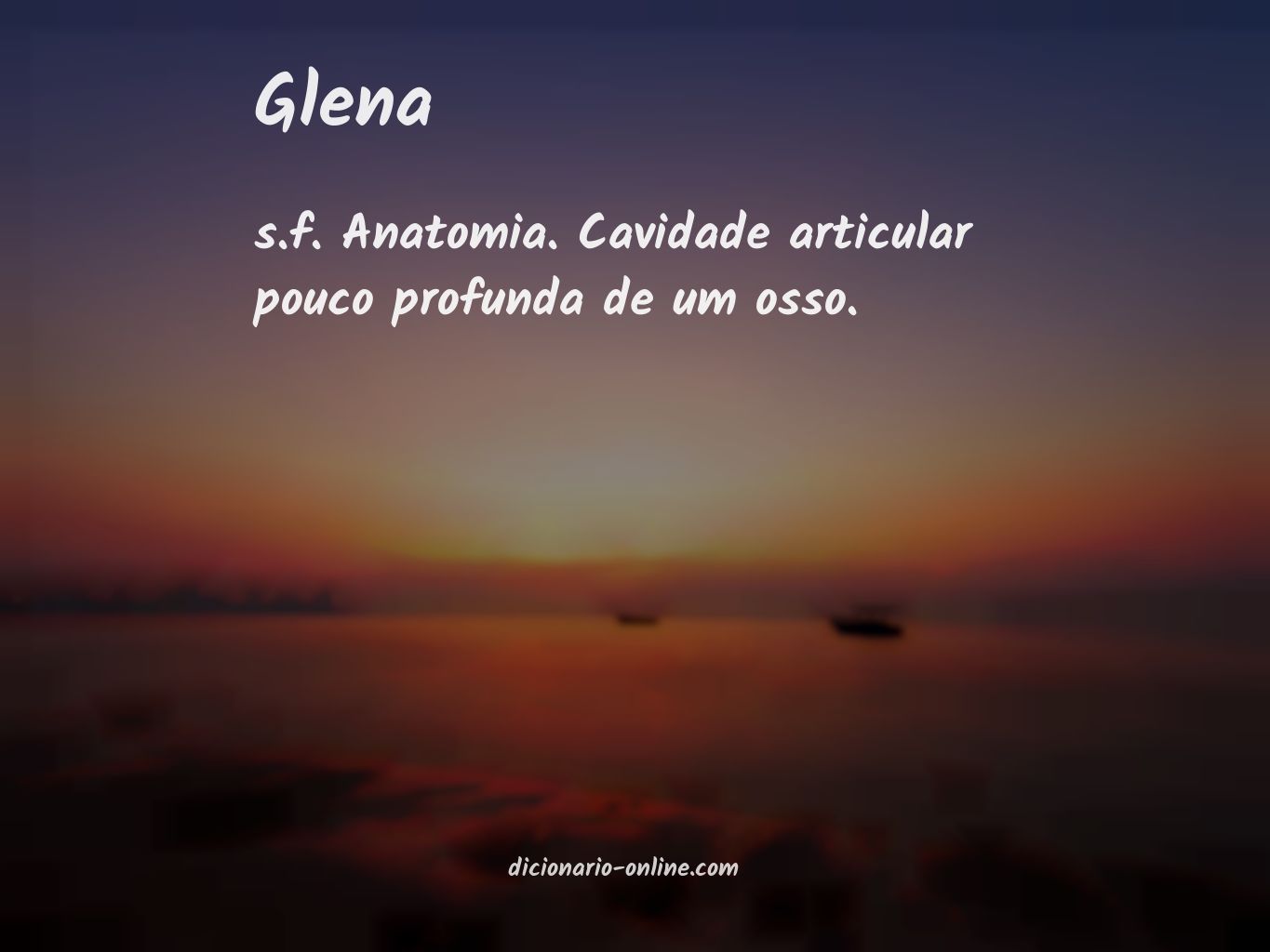 Significado de glena