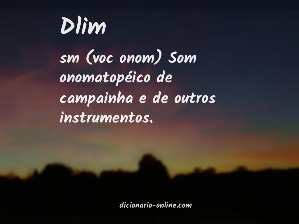 Significado de dlim