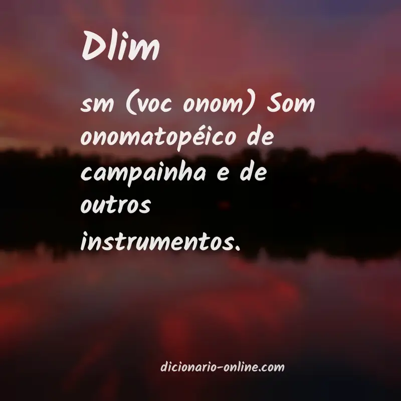 Significado de dlim