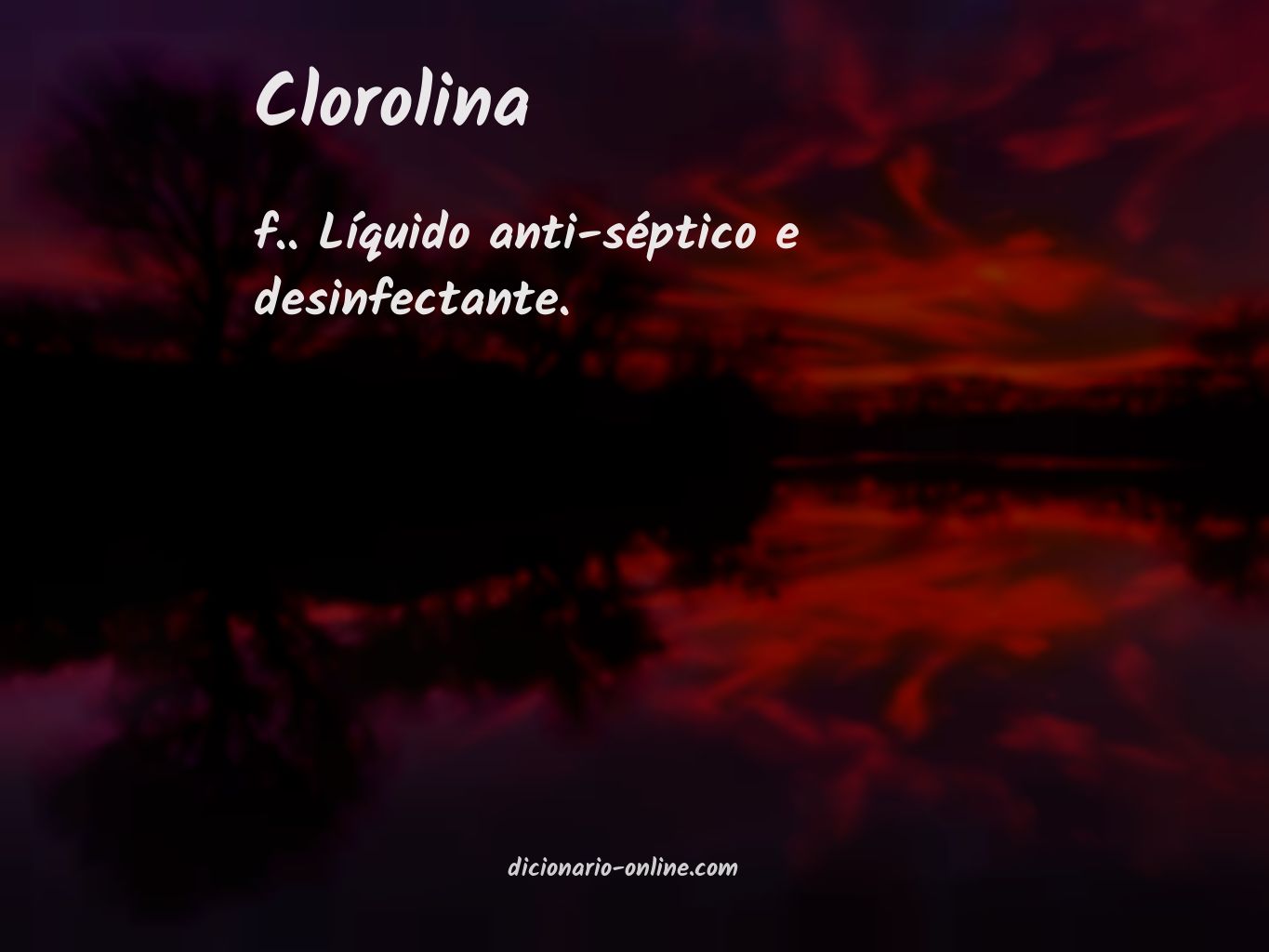 Significado de clorolina