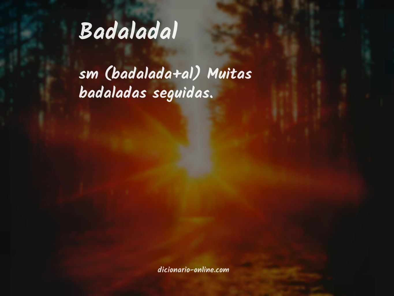 Significado de badaladal