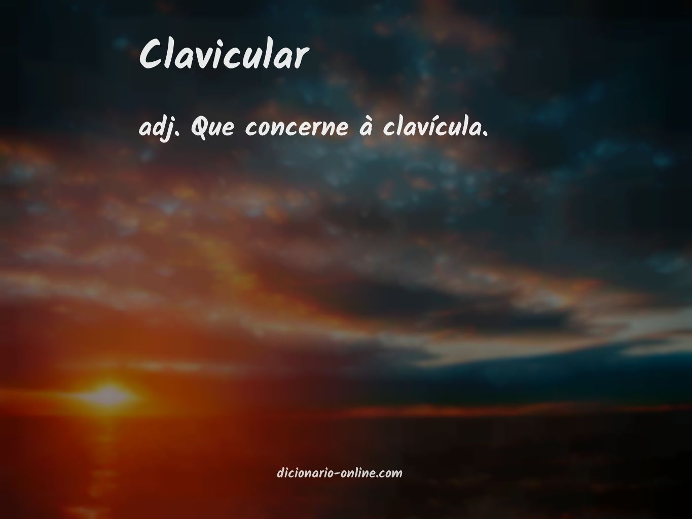 Significado de clavicular