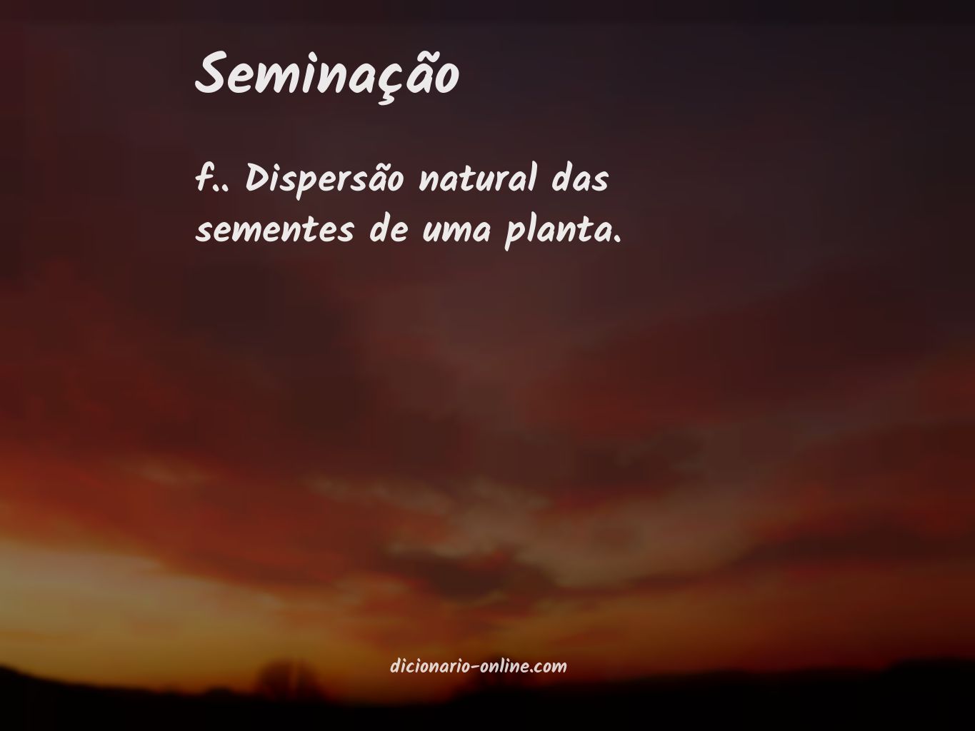 Significado de seminação