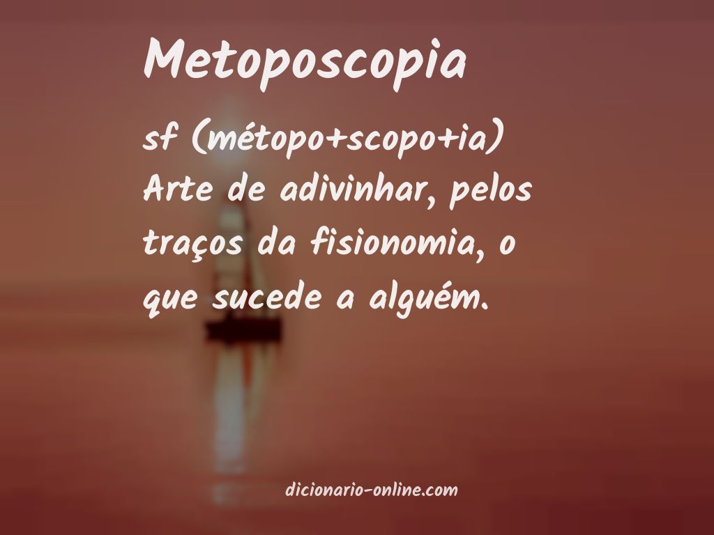 Significado de metoposcopia