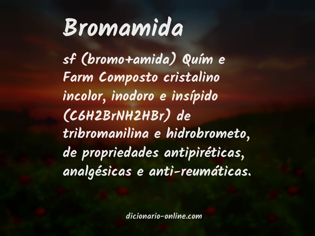 Significado de bromamida