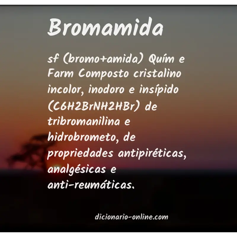 Significado de bromamida