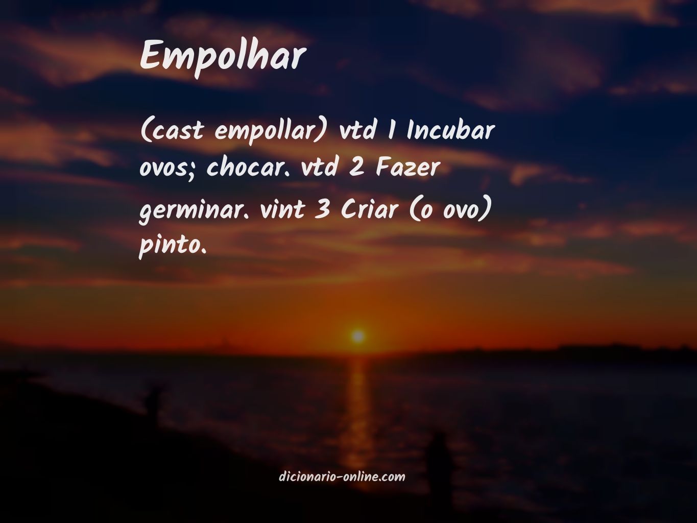 Significado de empolhar