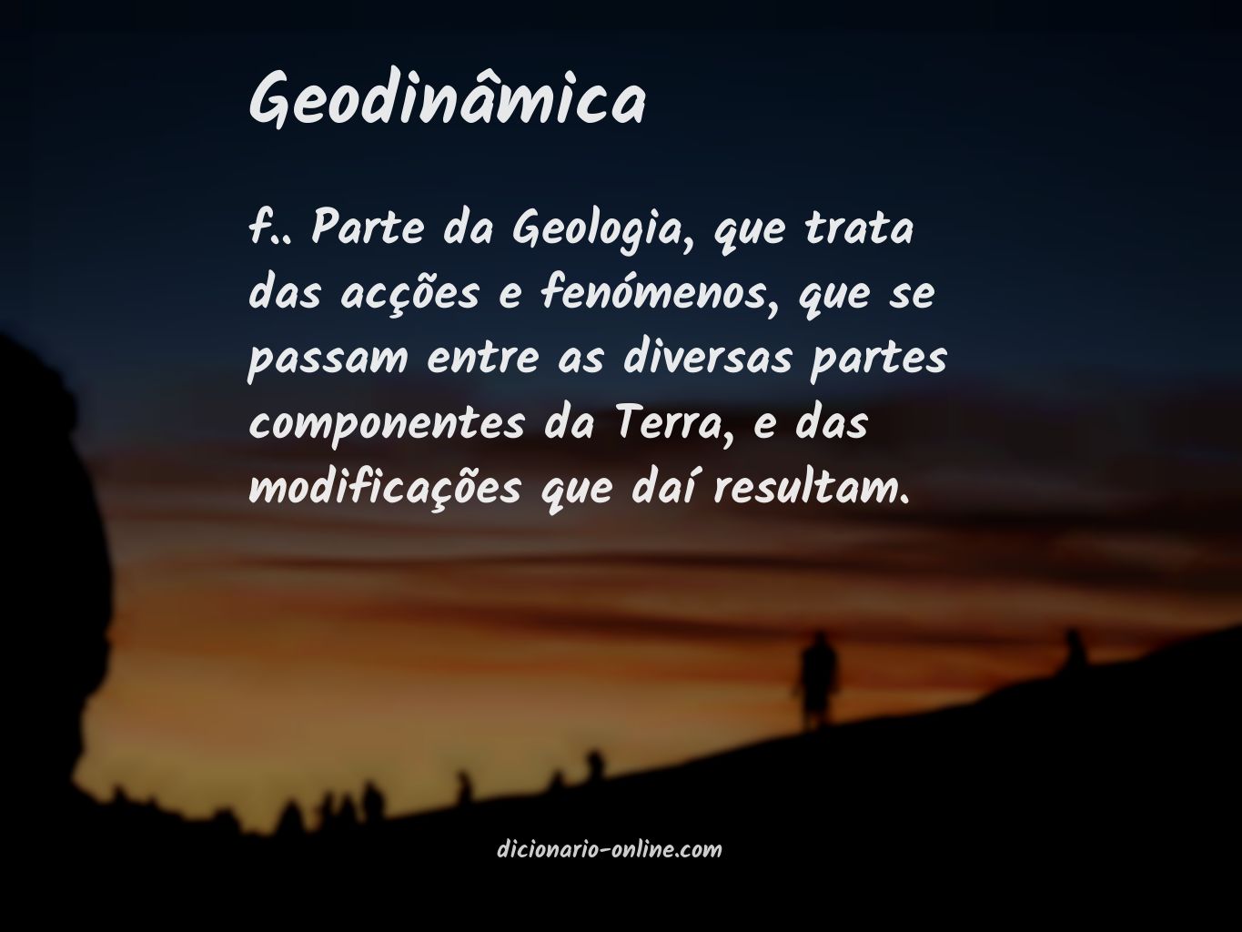 Significado de geodinâmica