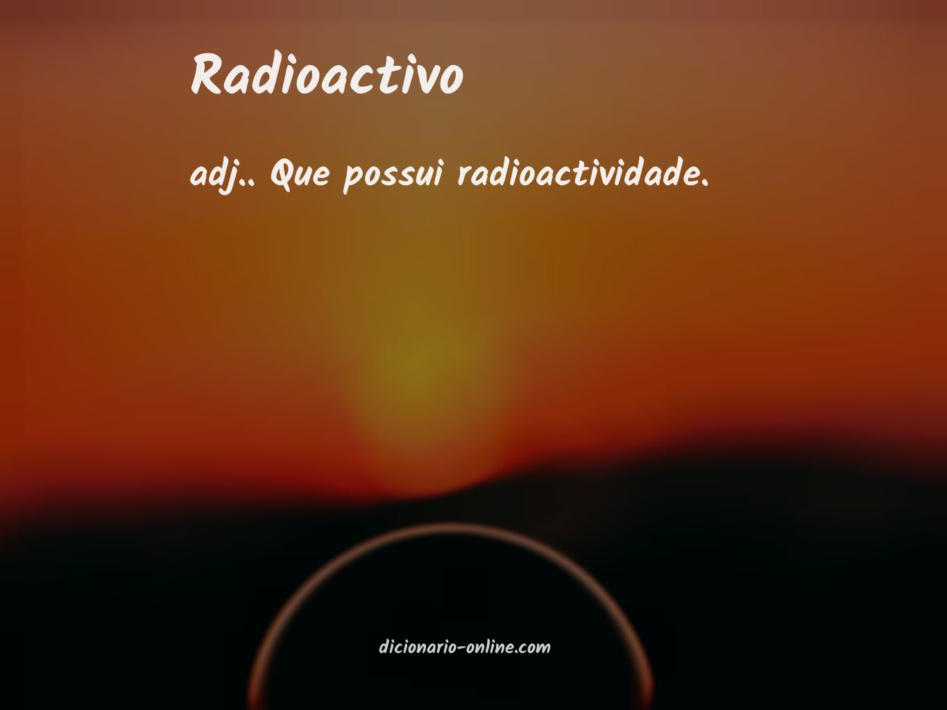 Significado de radioactivo