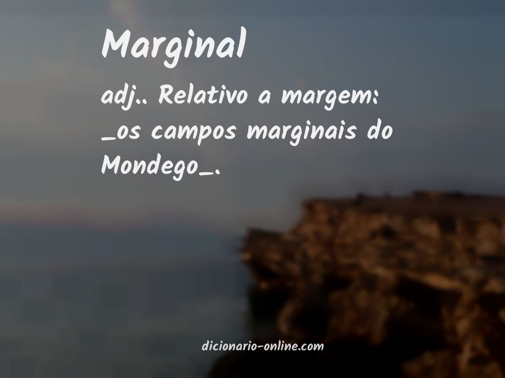 Significado de marginal