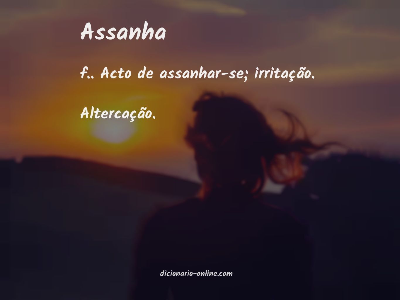 Significado de assanha