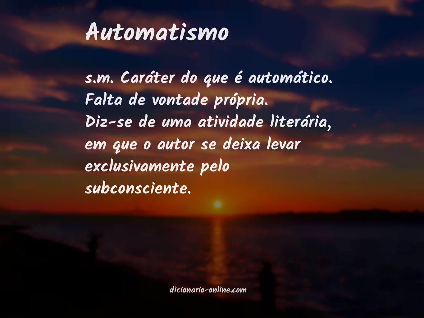 Significado de automatismo